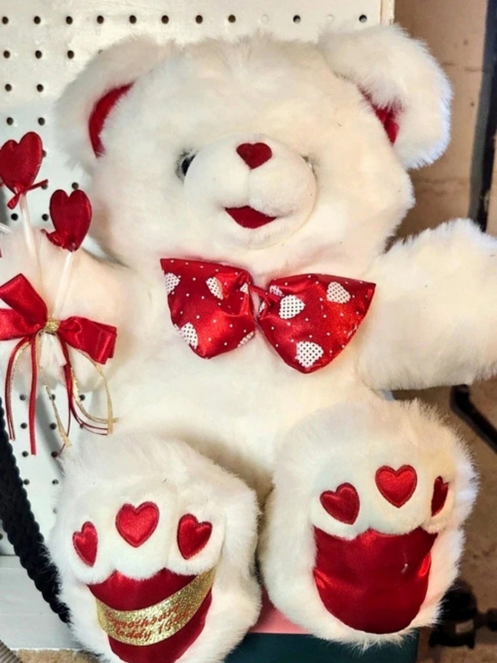 Dan Dee Sweetheart Teddy 1996 Valentine Teddy Bear Plush